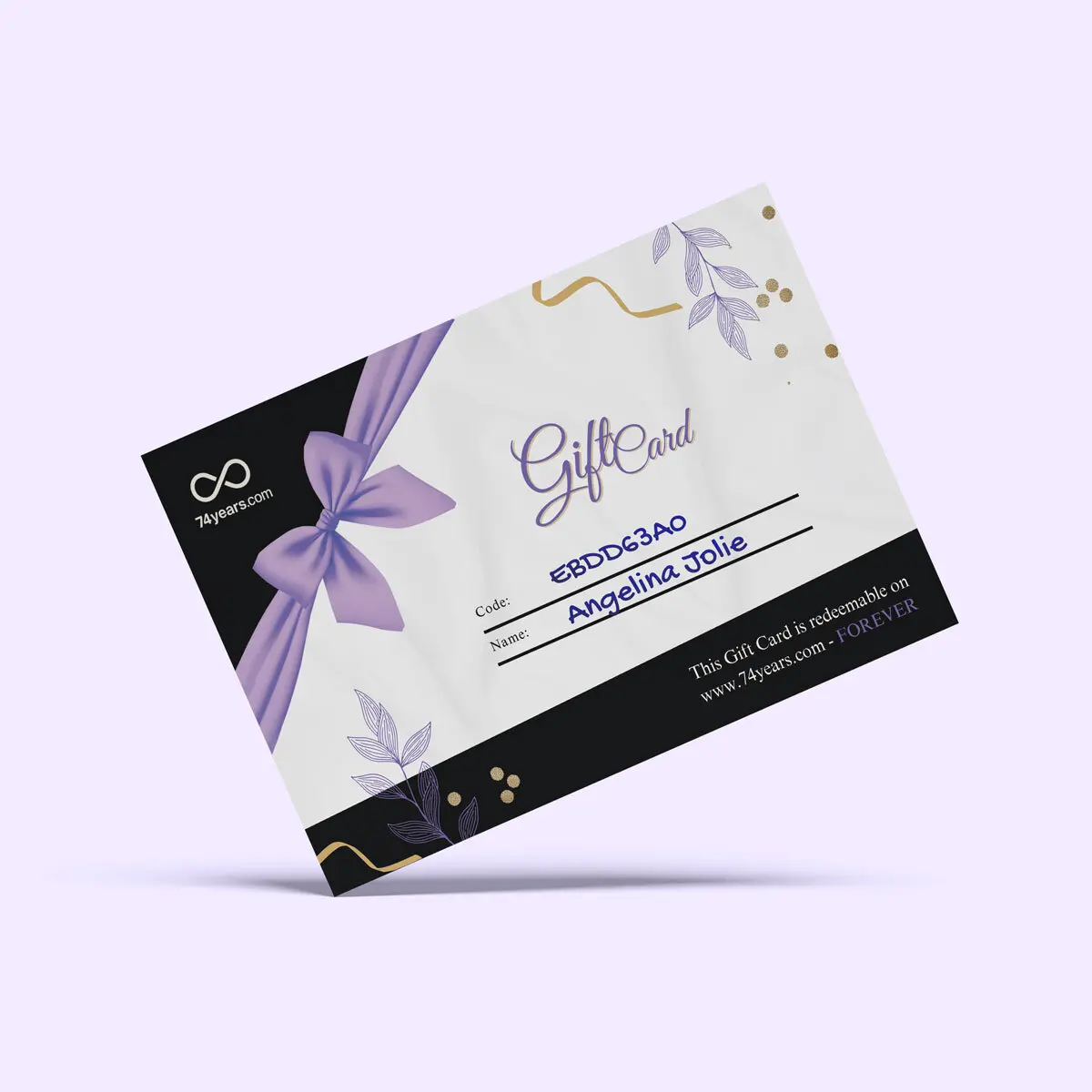 Gift box with ribbon